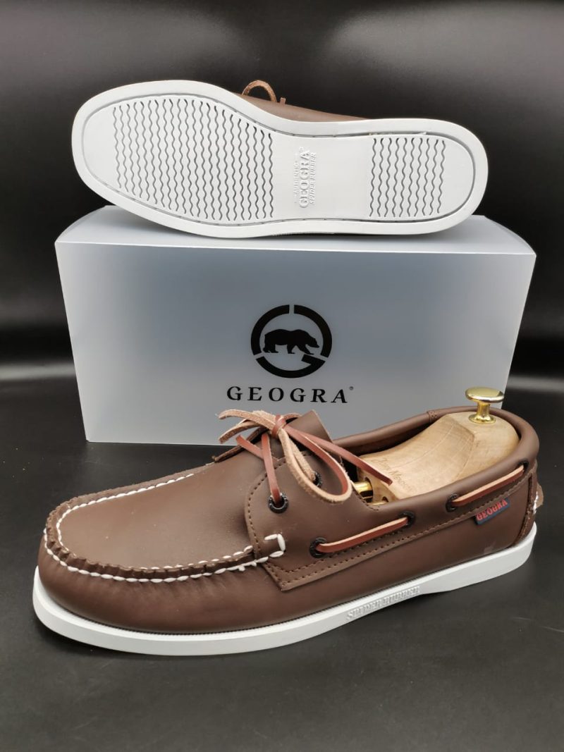 Geogra Mocassin sebago Homme En Cuir