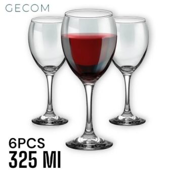 lot de 6 verres à vin, jus