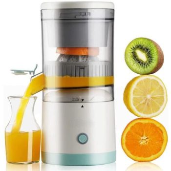 Presse Jus Presse-agrumes électrique Rechargeable, Récipient Amovible, Extracteur De Jus