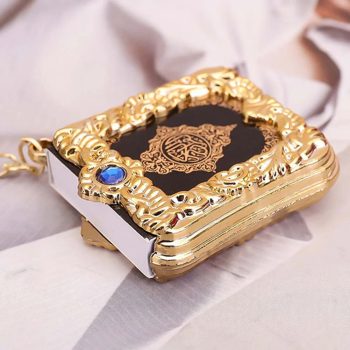 Porte-clés mini Coran pendentif